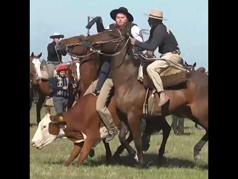 Ganadores de la monta de vacunos en Campo Andino Santa Fe