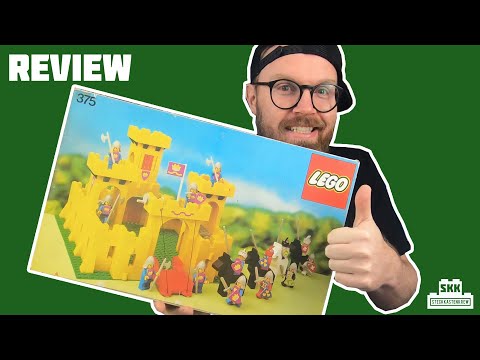 LEGO® 375: the first LEGO castle in minifigure scale from 1978 [Review]