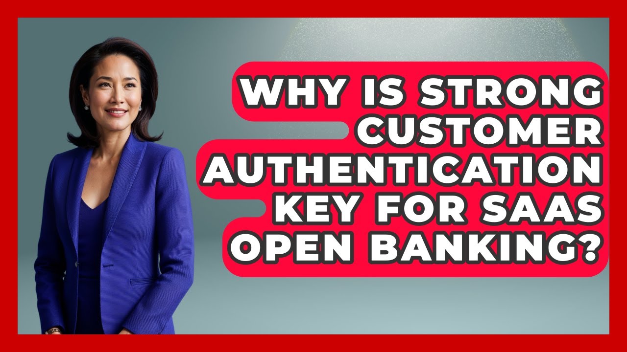 Why Is Strong Customer Authentication Key For SaaS Open Banking? - All About SaaS Finance