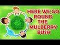 Here We Go Round The Mulberry Bush Nursery Rhyme || Popular Nursery Rhymes With Max And Louie