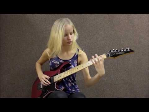 2 Female Guitarists  Shred Off! Laura Lace Vs Tina S