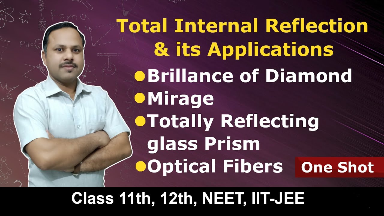 3. Total Internal reflection & applications | Ray Optics | 12th physics Term 2 #cbse
