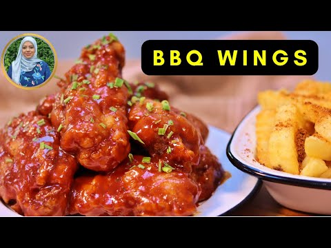 Easy Hot and Saucy BBQ Wings Recipe | Restaurant Style | Cook with Anisagrams | #Recipes #BBQWings
