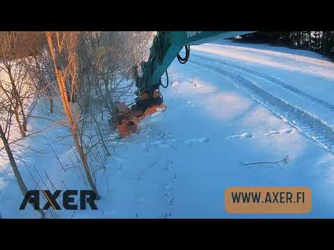 Axer 650HD K treeshear with collector working demo