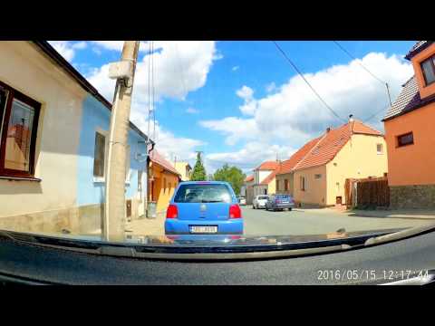 Timelapse36x:Driving Turany-Rosice-Strelice-Zebetin-Bystrc-St. Liskovec-Rosice-Turany(Czech Rep.)