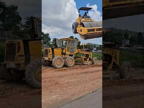 Grader Komatsu, Beco, Slender Sakai #slender #sakai #grader #komatsu #shorts #video