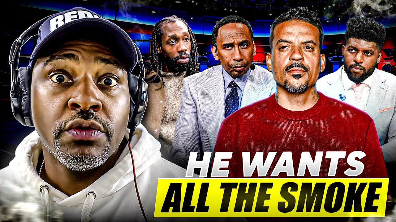 “Shut Your Goofy A$$ Up!” 😳 Matt Barnes Really Wants ‘All The Smoke’ 💨 Stephen A • Acho • Pat Bev