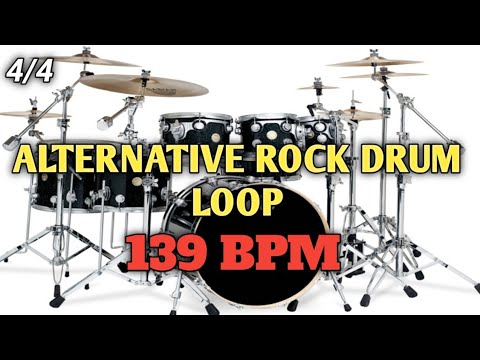 ALTERNATIVE ROCK DRUM LOOP | 139 BPM