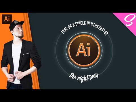 How to type on a circle in Illustrator USEFUL FUNCTION Type On A Path Illustrator BONUS VIDEO