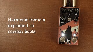 Video thumbnail for Walrus Audio Monument v2: Harmonic tremolo explained, in cowboy boots by Dickie's 90-Second Pedal Demos