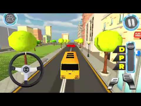 Urban City Schoolbus Driver 3D -  Android Gameplay HD