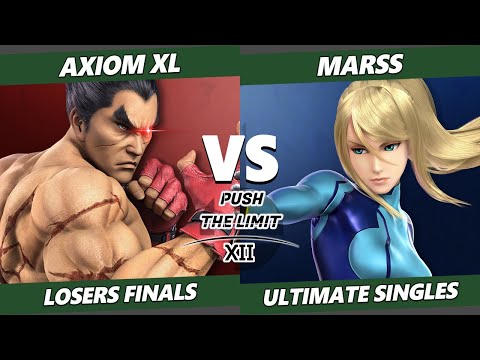 Push the Limit 12 Losers Finals - Axiom XL (Kazuya) Vs. Marss (ZSS) SSBU Ultimate Tournament