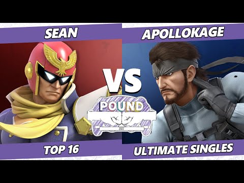 Pound 2022 Top 16 - ApolloKage (Snake) Vs. Sean (Captain Falcon) SSBU Smash Ultimate Tournament