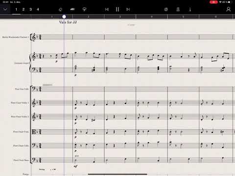 Staffpad Playback: Vals for JJ (Berlin First Chairs/Tina Guo Cello/Berlin Intimate Grand)