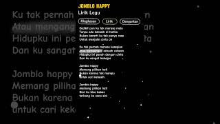 Download lagu #jomblohappy#liriklagu #liriklaguviral #music#musicvidio mp3