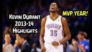 MVP Kevin Durant 2013-14 Offense Highlights - MVP YEAR!