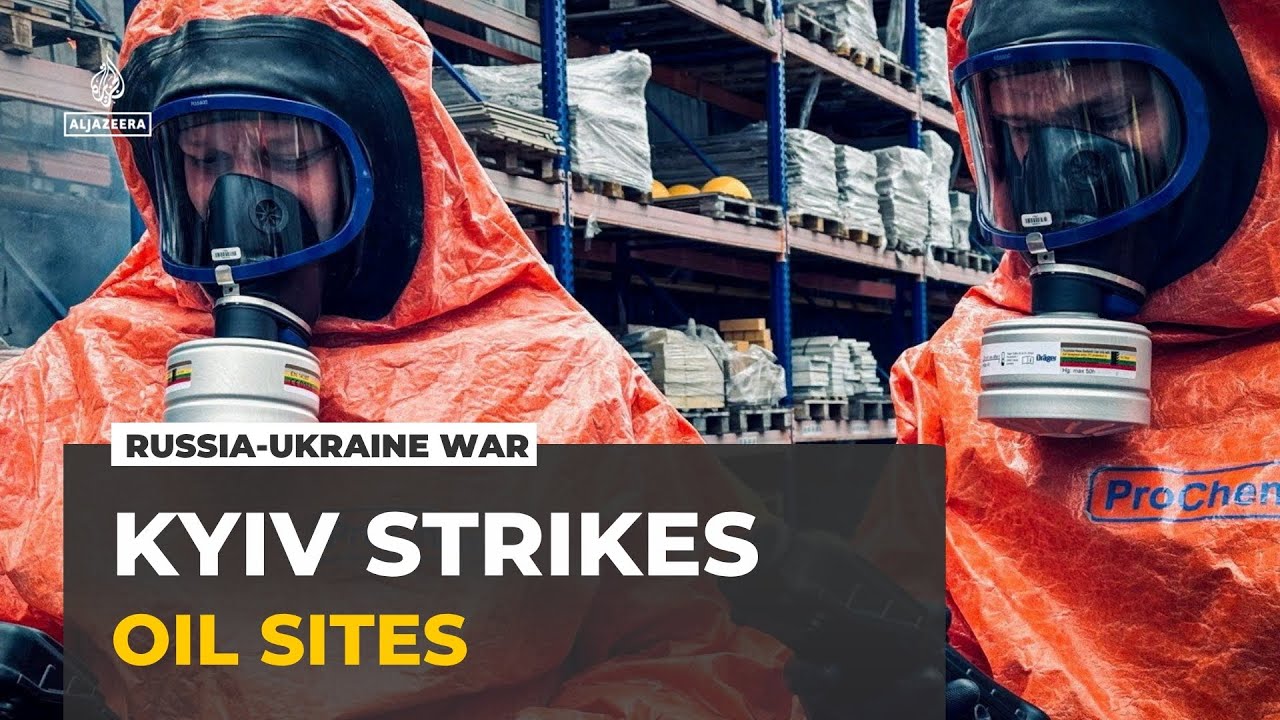 Russia and Ukraine exchange attacks as Kyiv targets oil sites and Moscow hits cities
