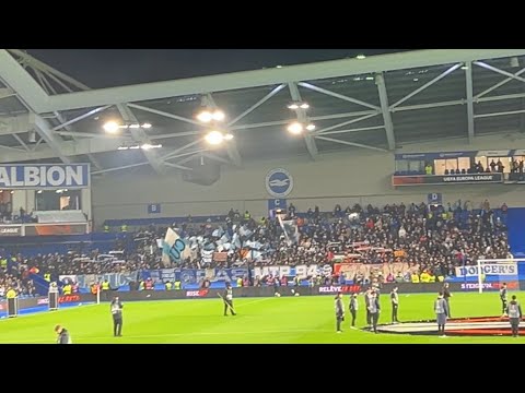 Brighton v Marseille in the Europa League.