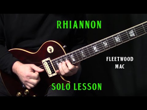 how to play "Rhiannon" on guitar by Fleetwood Mac | part 2 | solo lesson tutorial