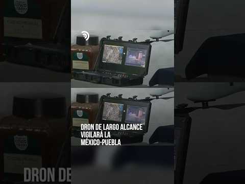 Puebla refuerza vigilancia en la México-Puebla 🚁📡