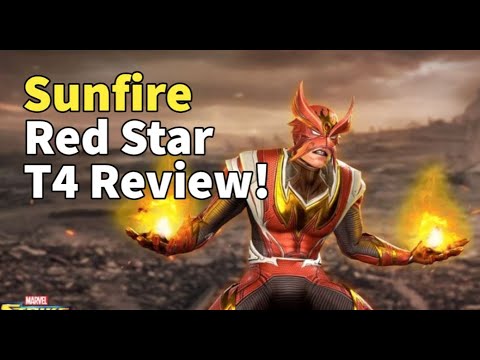 GAME IS UP! Sunfire Red Star Orbs and T4 Review! Unlimited X-Men Team! Marvel Strike Force - MSF