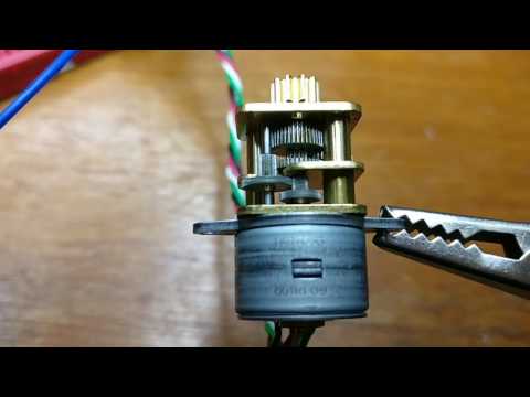 HIghly Geared Miniature Stepper Controlled by EasyDriver and Arduino
