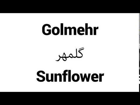 How to Pronounce Golmehr! - Middle Eastern Names
