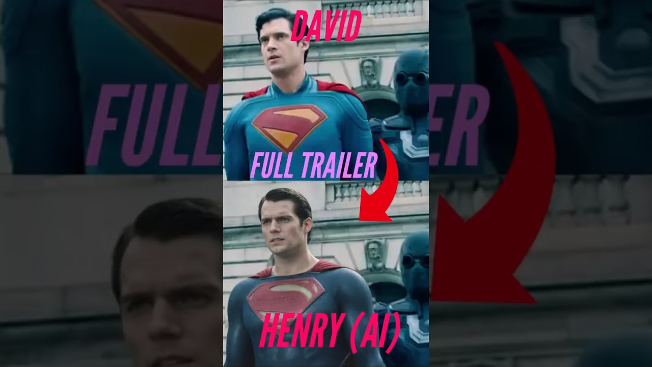 FULL Superman Trailer Replaced with AI HENRY CAVILL #superman #movie #film #dccomics #trailer