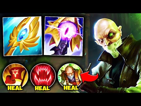 ABUSE THIS SUPER HEALING SINGED BUILD BEFORE IT GETS NERFED! - League of Legends