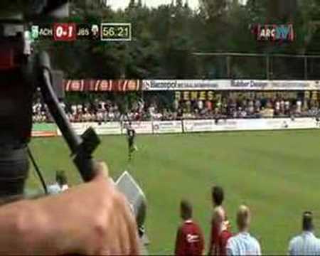 Achilles Veen- Jodanboys 0-1 door de Kapitein