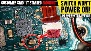 Customer Said "It Started Smoking"... Can I Fix This Nintendo Switch?