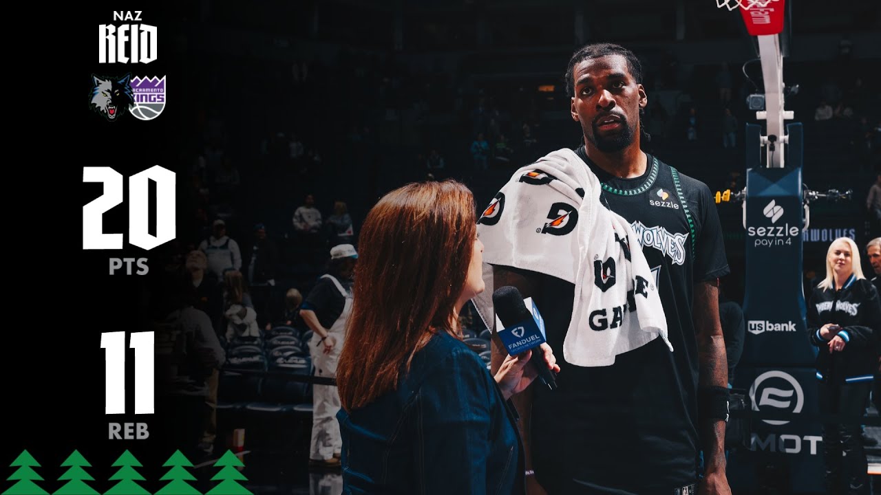 Naz Reid DOUBLE-DOUBLE Vs. Kings | 12.14.25