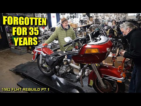 Resurrecting a 1982 Harley Davidson FLHT: Can we bring this Classic Bike back to life again?  PT 1