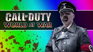 Back to the Future Zombies! (Call of Duty WaW Zombies Custom Maps, Mods, &amp; Funny Moments)