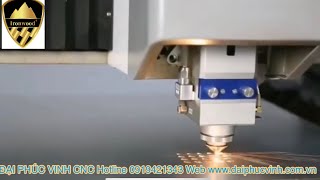 MÁY CẮT LASER FIBER CNC IRONWOOD CẮT ĐẸP SIÊU NHANH