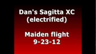 preview picture of video 'Dan's Sagitta XC maiden - September 23, 2012'