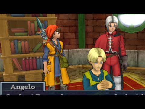 Dragon Quest 8 - Secret Cutscene - Angelo Mimics the Goddess
