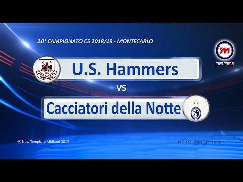 20° Campionato C5 2018/19 - HL U.S. Hammers vs Cacciatori della Notte