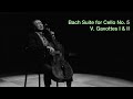 J.S. Bach Cello Suite No. 5 in C minor, BWV 1011: V. Gavottes I & II