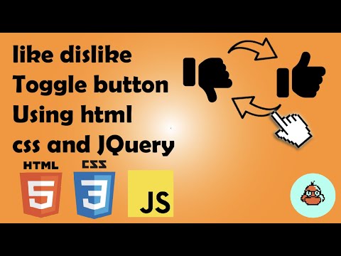 like unlike button using jquery | like unlike button | jquery