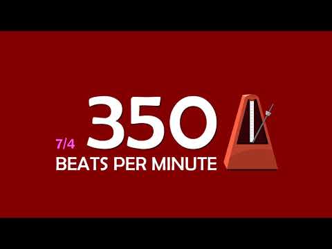 350 BPM 7/4 Metronome