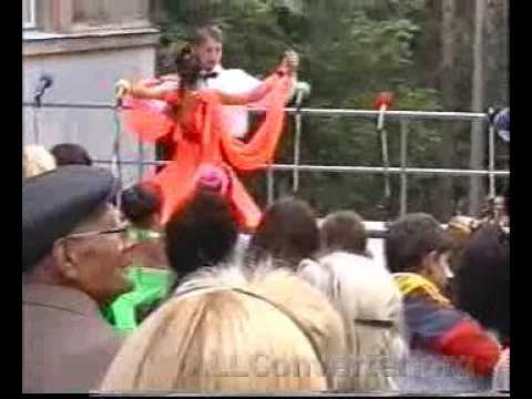 Dzień Sportu. Festyn 55-lecie LO w Kamienicy Polskiej. Czerwiec 2000r.