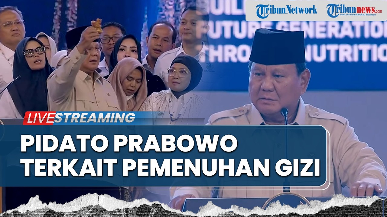 Pidato Prabowo Soroti Pentingnya Pemenuhan Gizi untuk Membangun Generasi Masa Depan Indonesia
