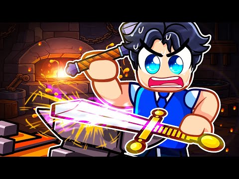 Crafting The RAREST Swords In Roblox The Forge…