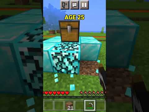 "Escaping Traps at Every Age in Minecraft (INSANE)" #shorts