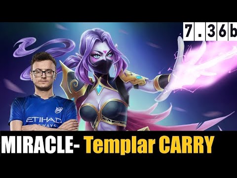 🤯 MIRACLE- [Templar Assassin] CARRY 7.36B - DOTA 2 HIGHEST MMR MATCH #dota2gameplay #dota2  #miracle