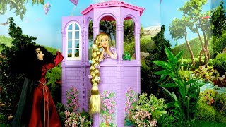 Barbie Rapunzel Bedroom Morning Routine - Cruise Ship with Elsa &amp; Anna