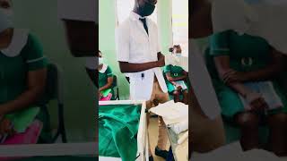 The winner of the nursing training schools (in Ghana practical exams)👍👍