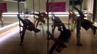 Caramel Zigzag Modern Pole Dance Class - Combo "Postmodern
