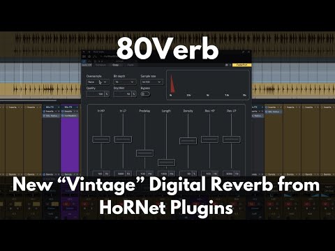 80Verb | New "Vintage" Digital Reverb from HoRNet Plugins